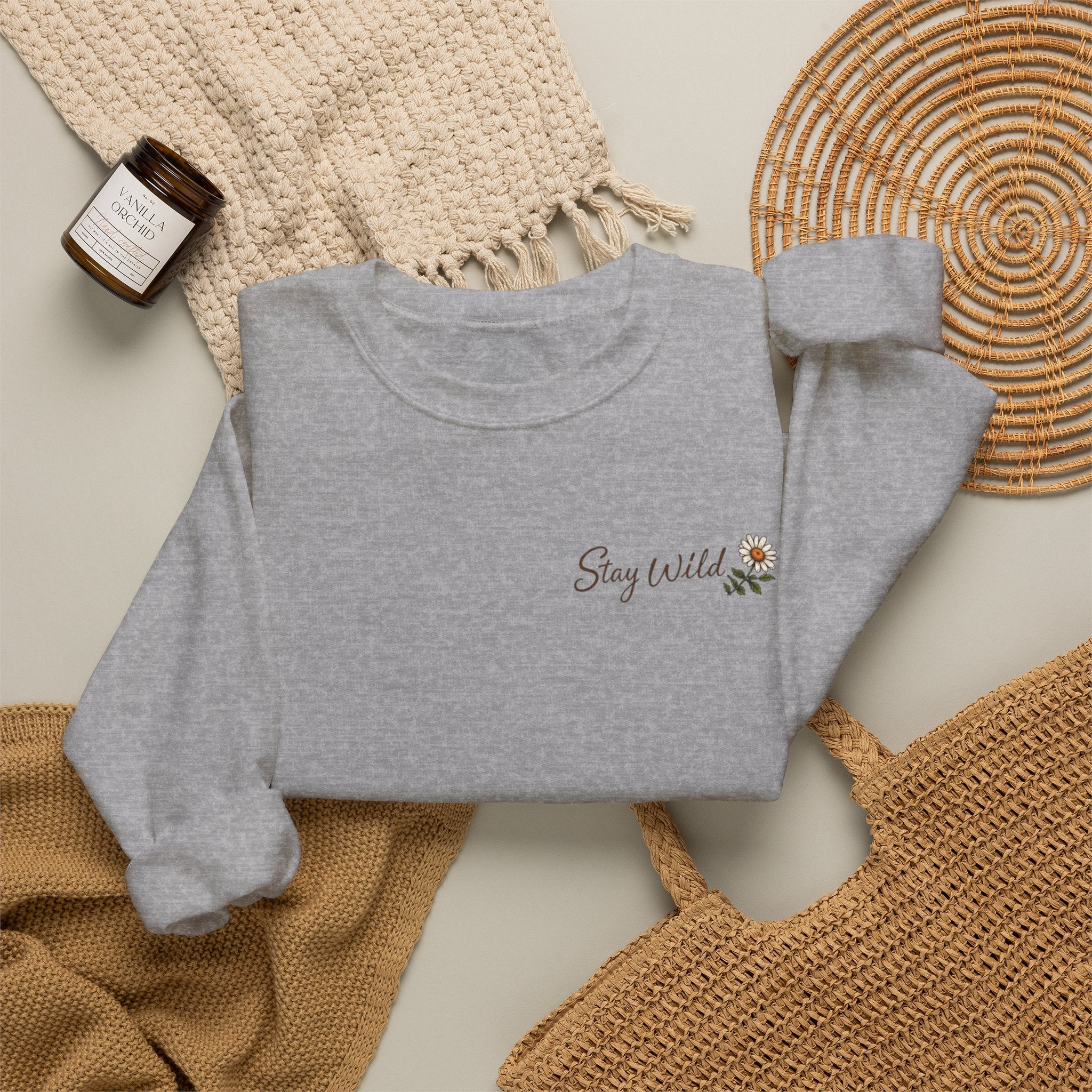 Wildflowers & Whiskey Crewneck Sweatshirt
