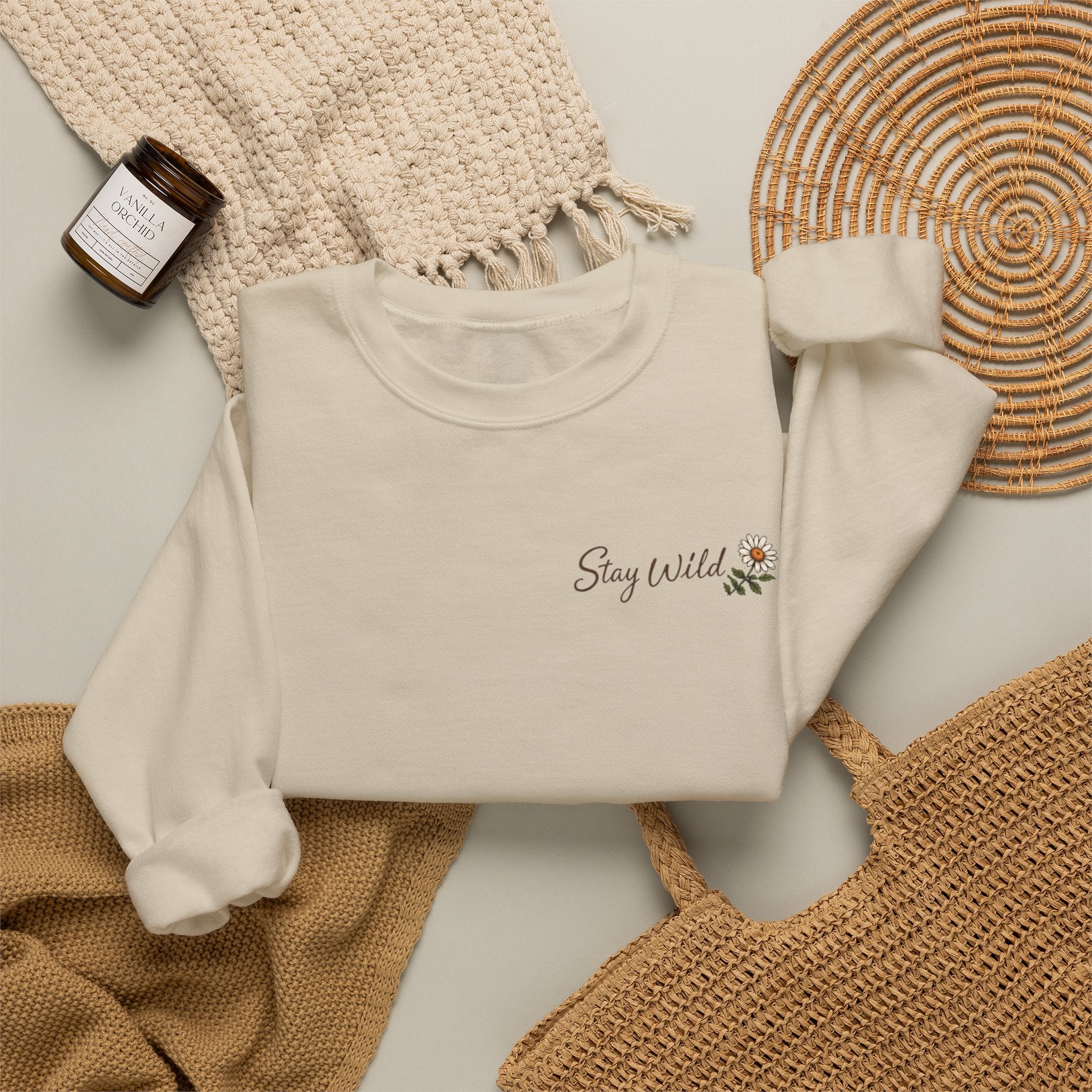 Wildflowers & Whiskey Crewneck Sweatshirt