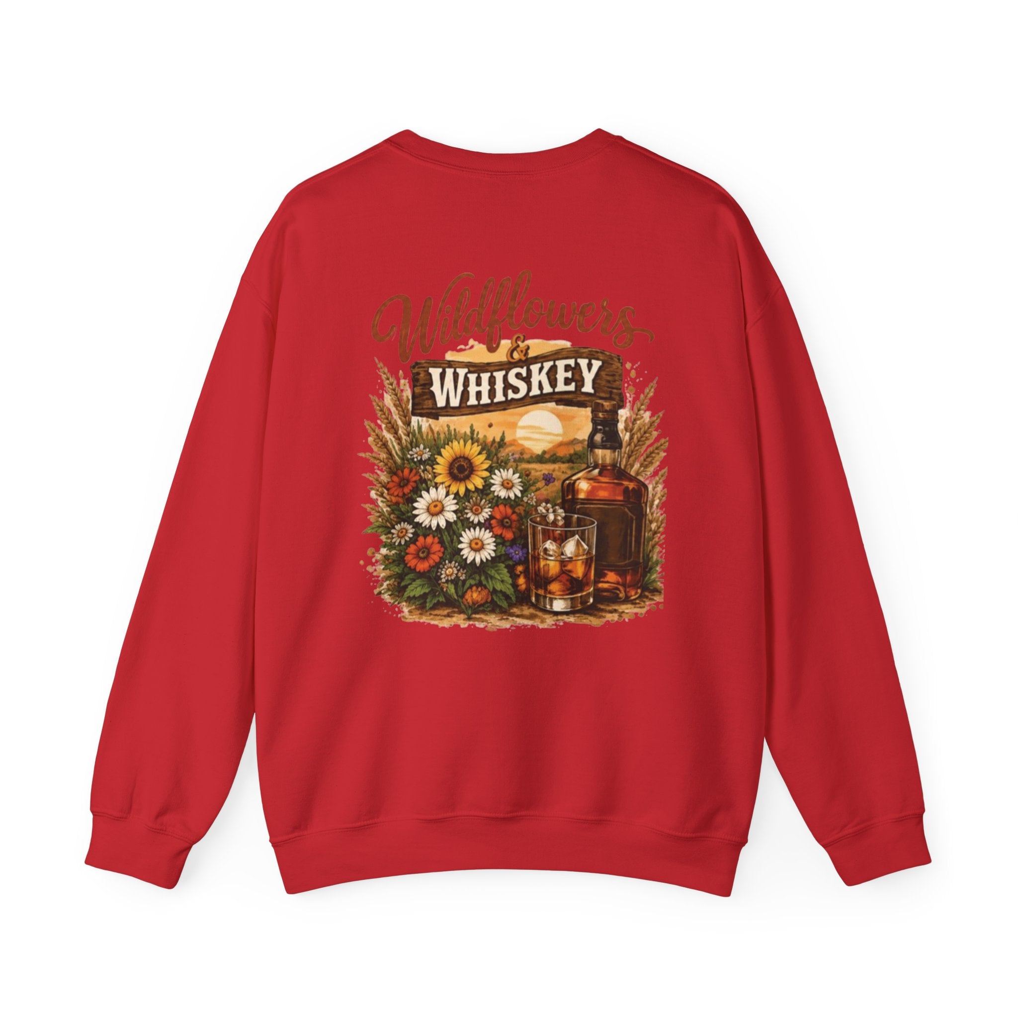 Wildflowers & Whiskey Crewneck Sweatshirt