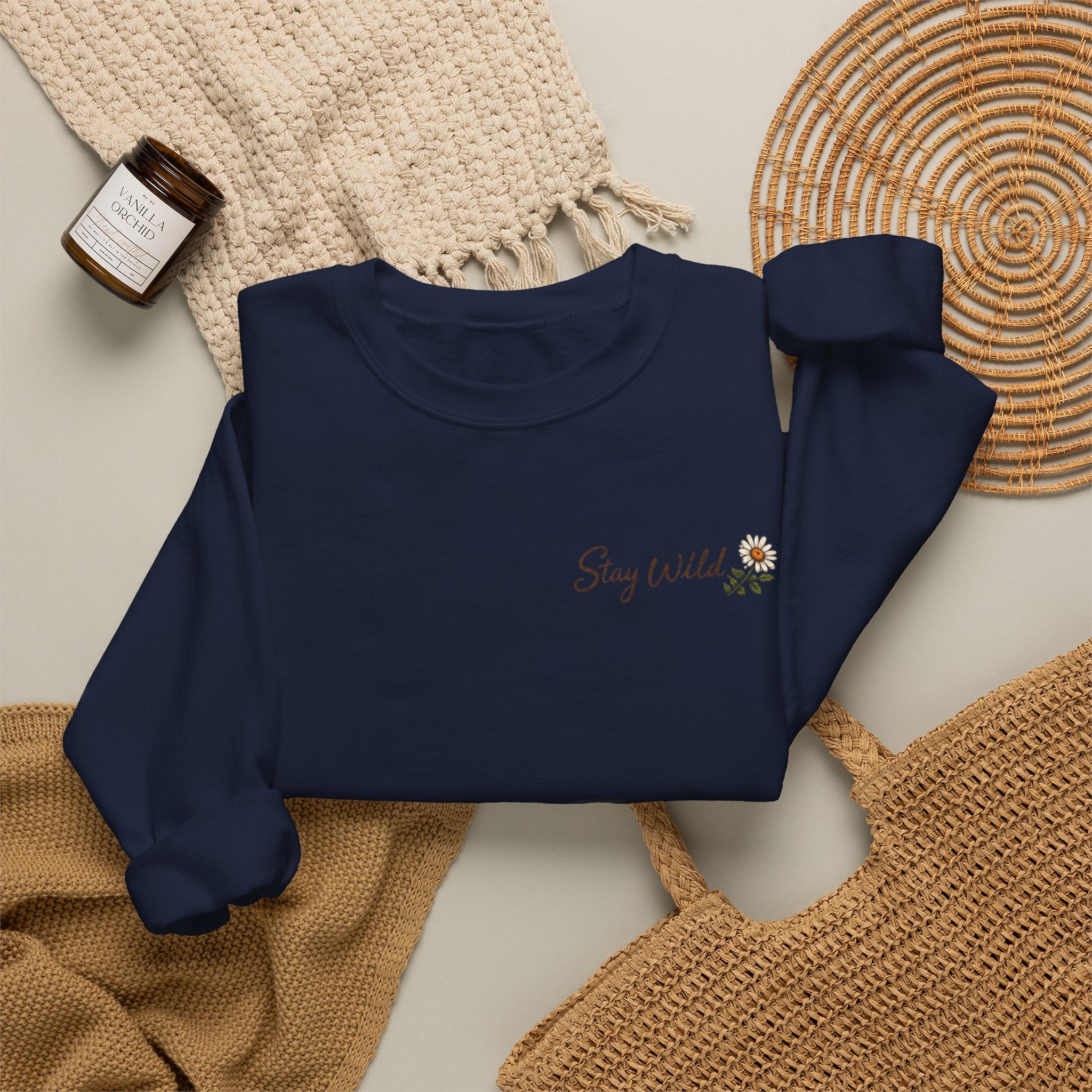 Wildflowers & Whiskey Crewneck Sweatshirt