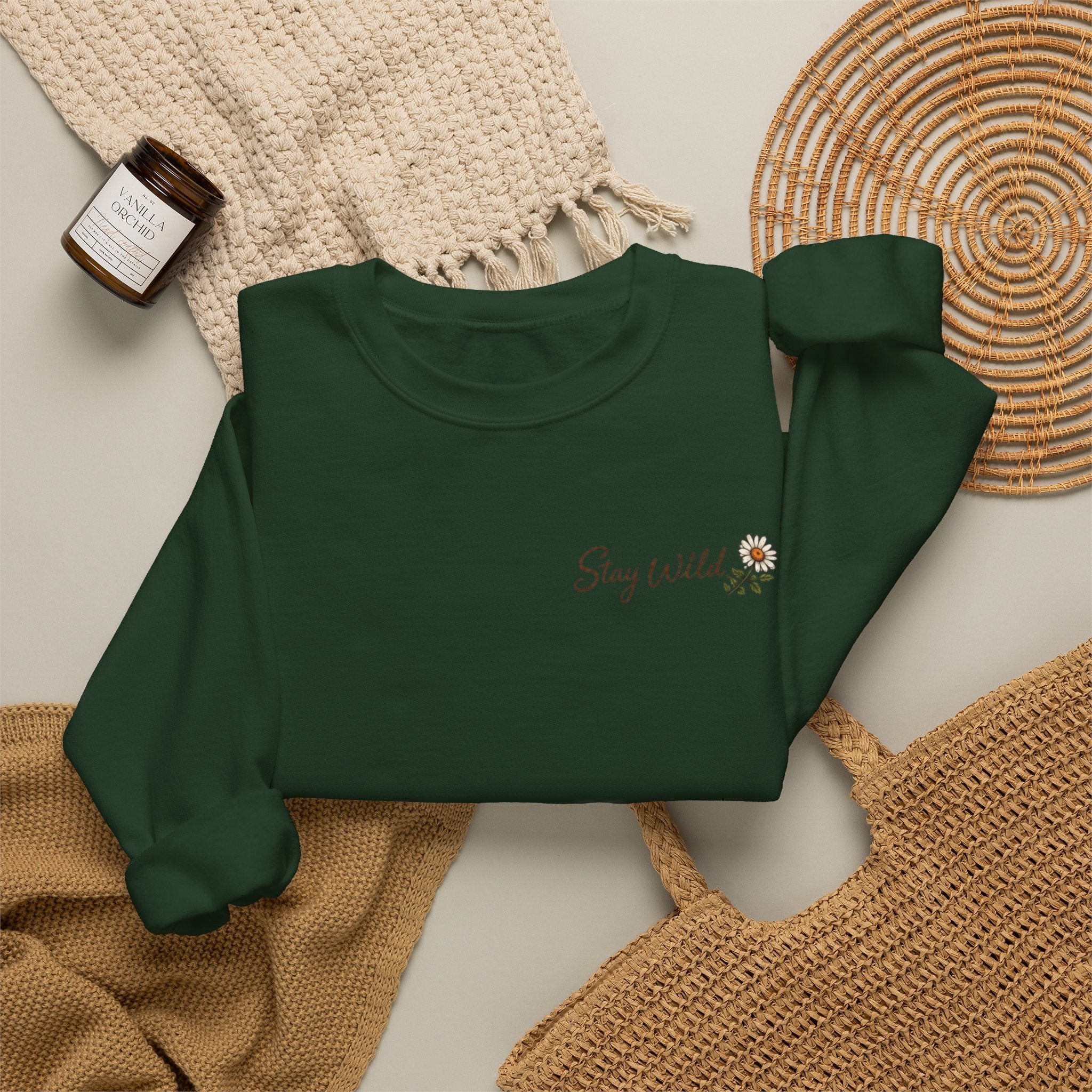 Wildflowers & Whiskey Crewneck Sweatshirt