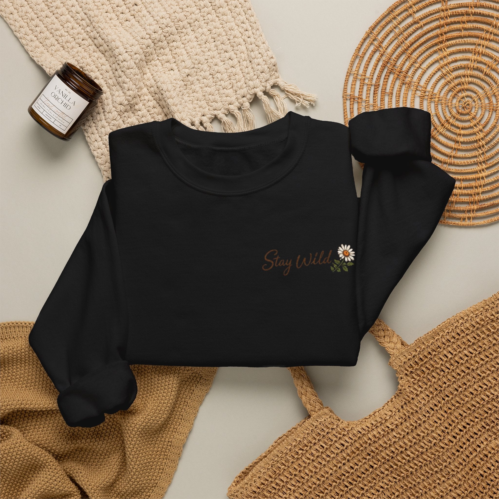 Wildflowers & Whiskey Crewneck Sweatshirt